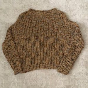 A multicolor knit sweater